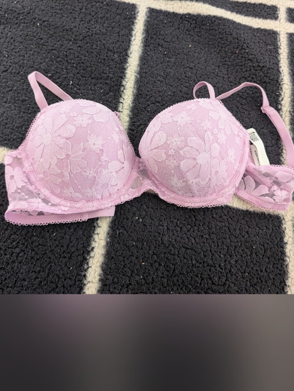 Victoria's Secret PINK Wink Floral Lace Push-Up Balconette Bra
